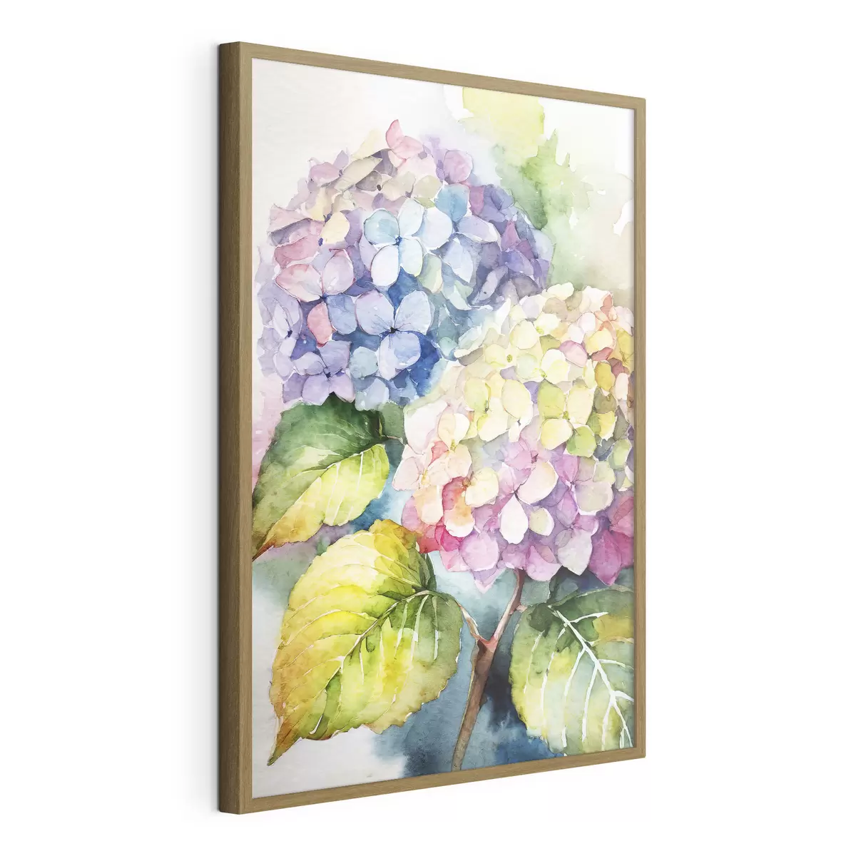 Poster Flores vibrantes en suaves tonos de acuarela f37342