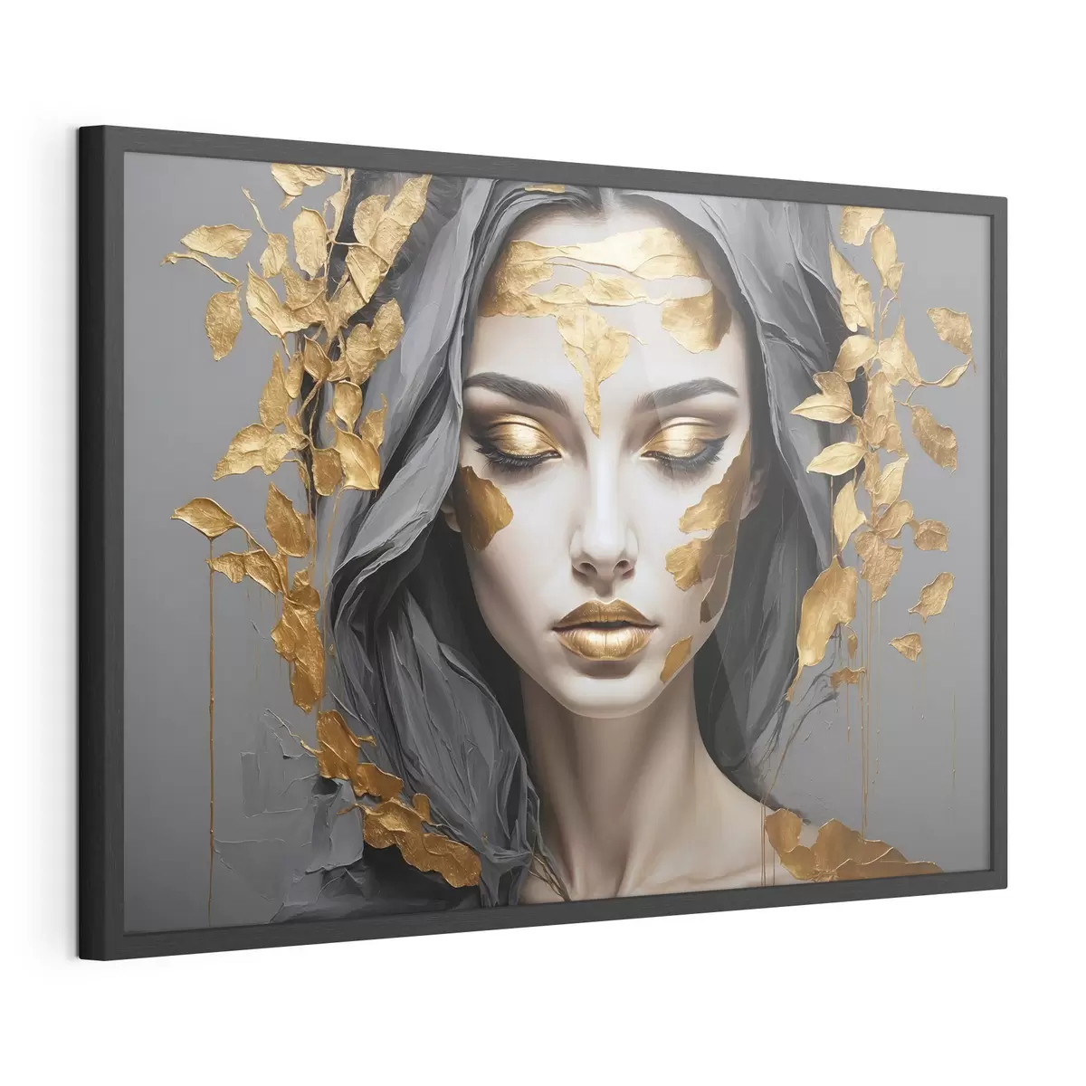 Poster Mirada interior dorada f37326