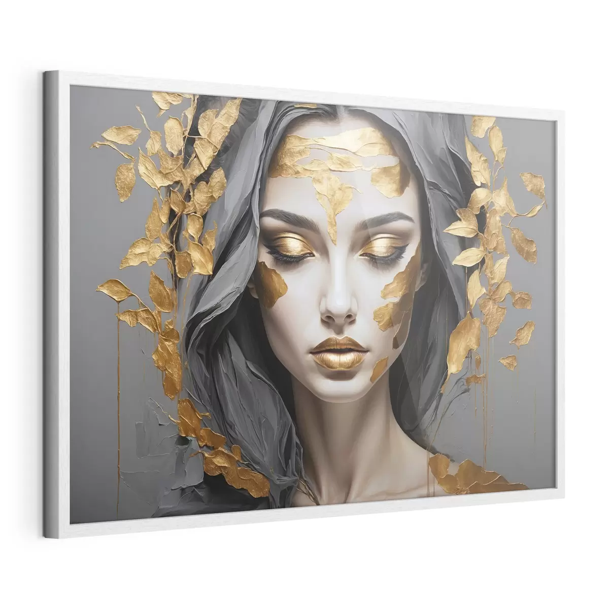 Poster Mirada interior dorada f37326