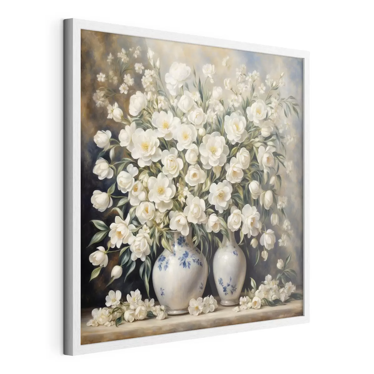 Poster Elegantes flores en encantadores jarrones f37440