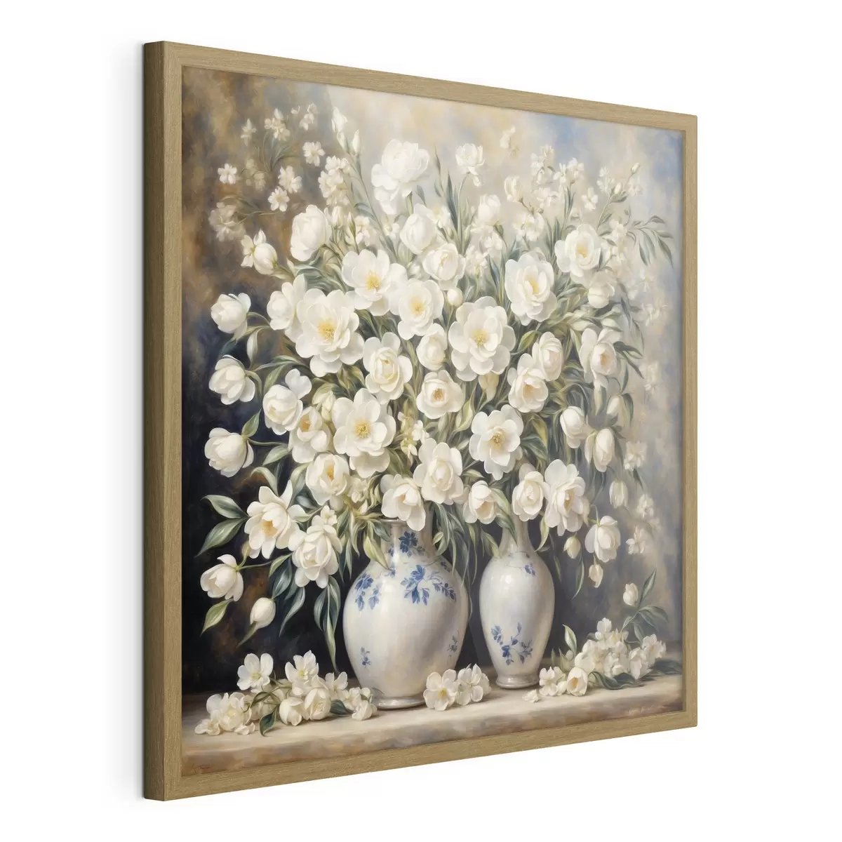 Poster Elegantes flores en encantadores jarrones f37440