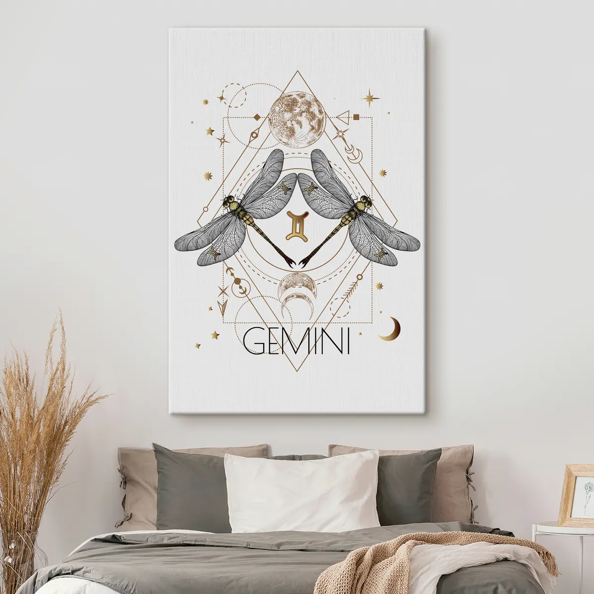 murales de pared Espíritus gemelos etéreos de Géminis s36515