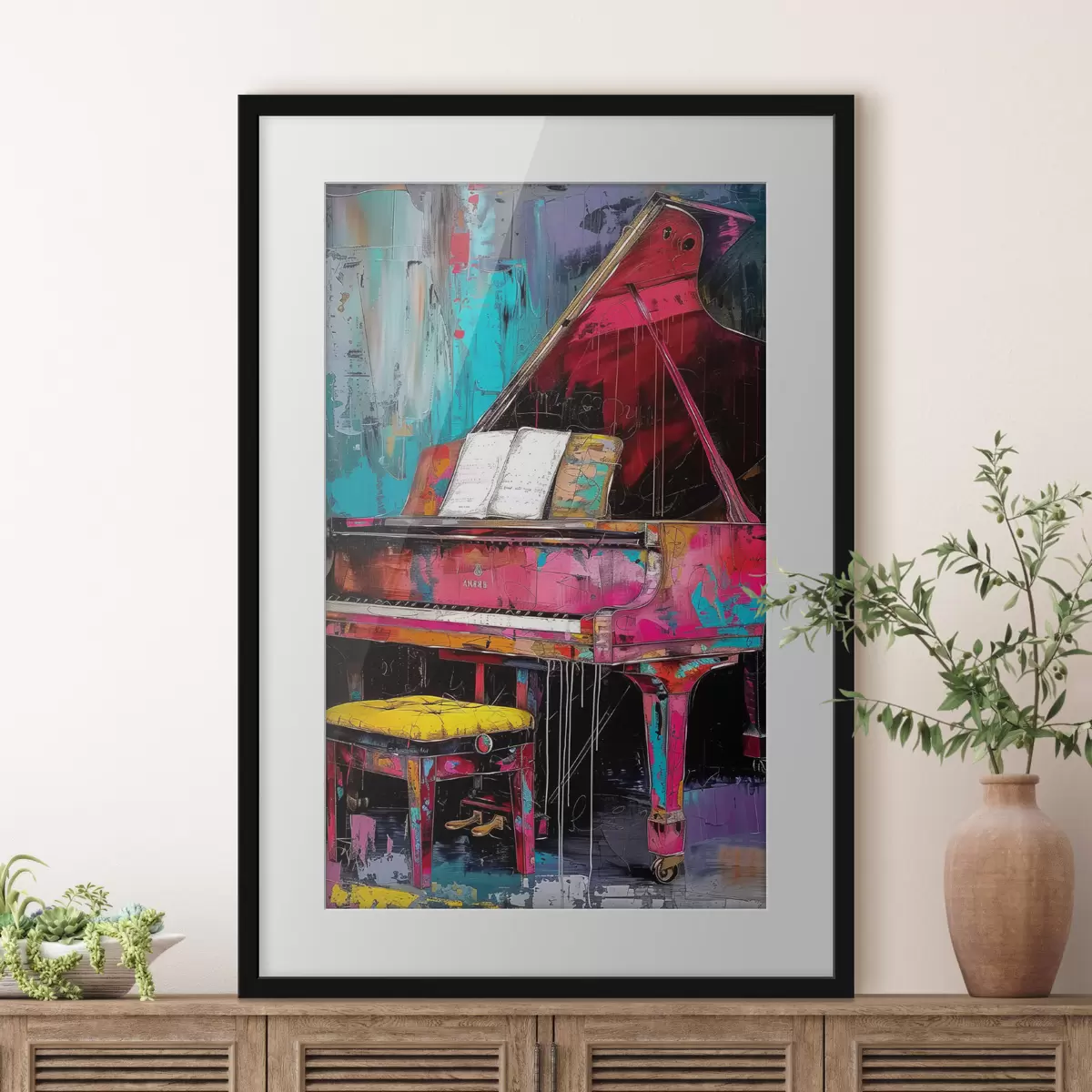 Poster El piano carmesí f37458