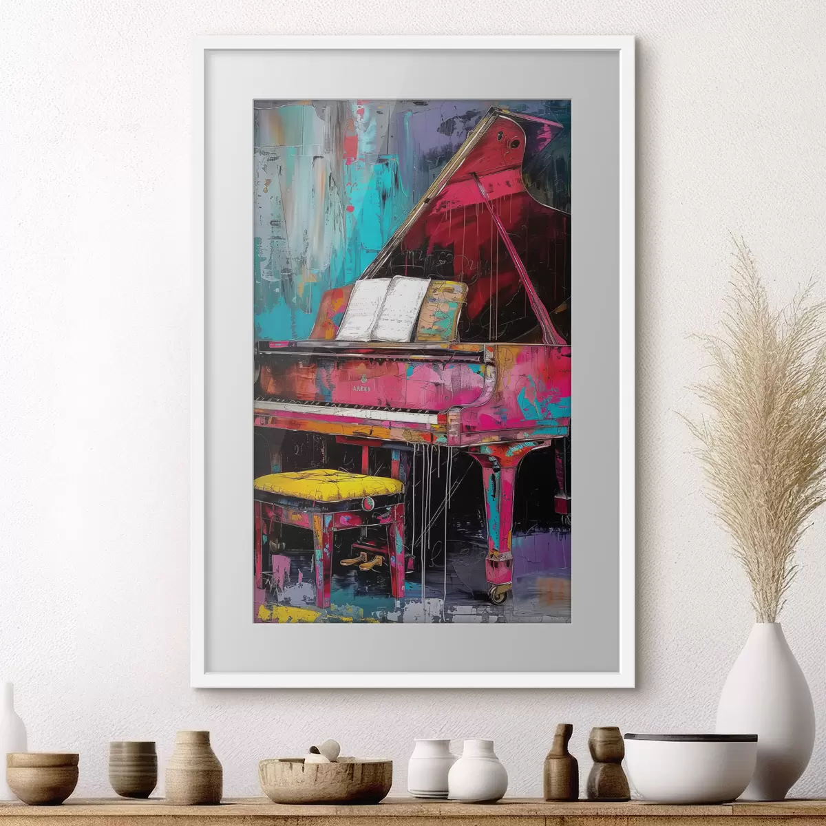 Poster El piano carmesí f37458