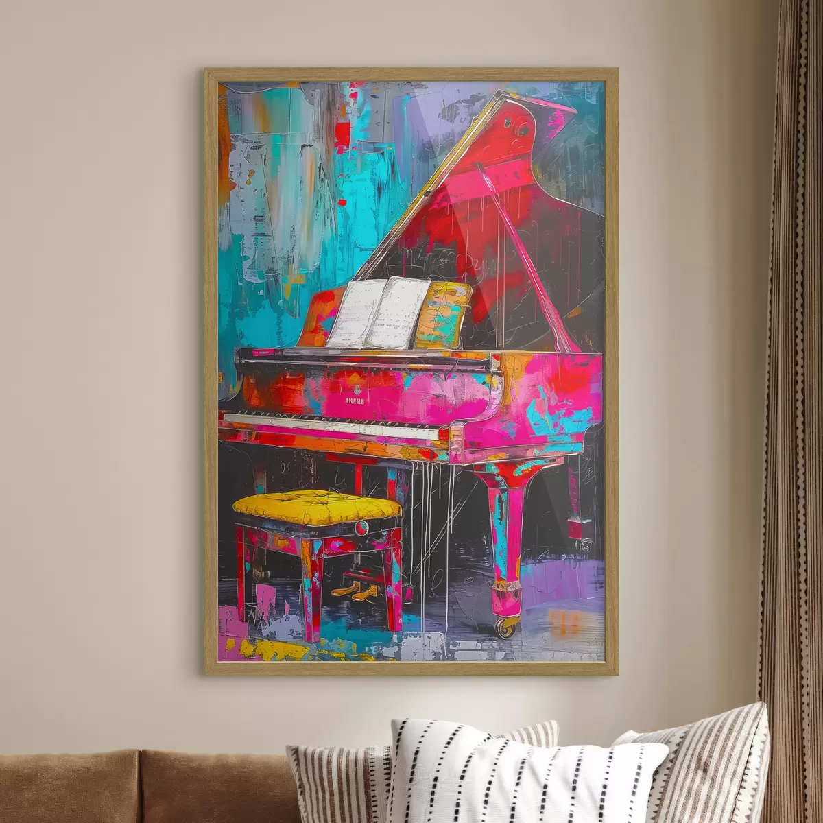 Poster El piano carmesí f37458