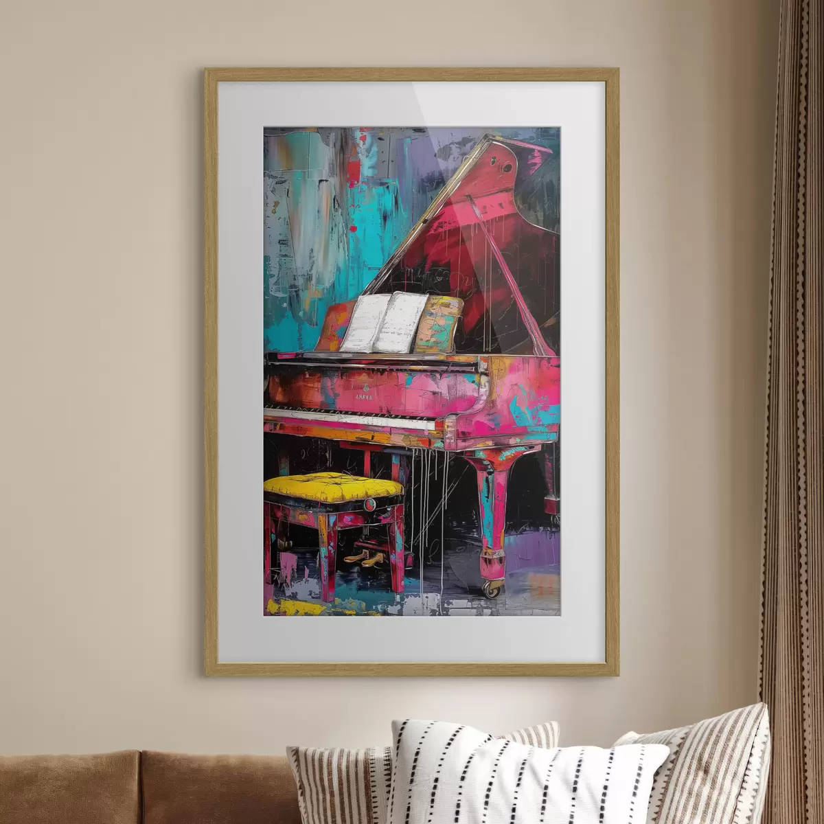 Poster El piano carmesí f37458