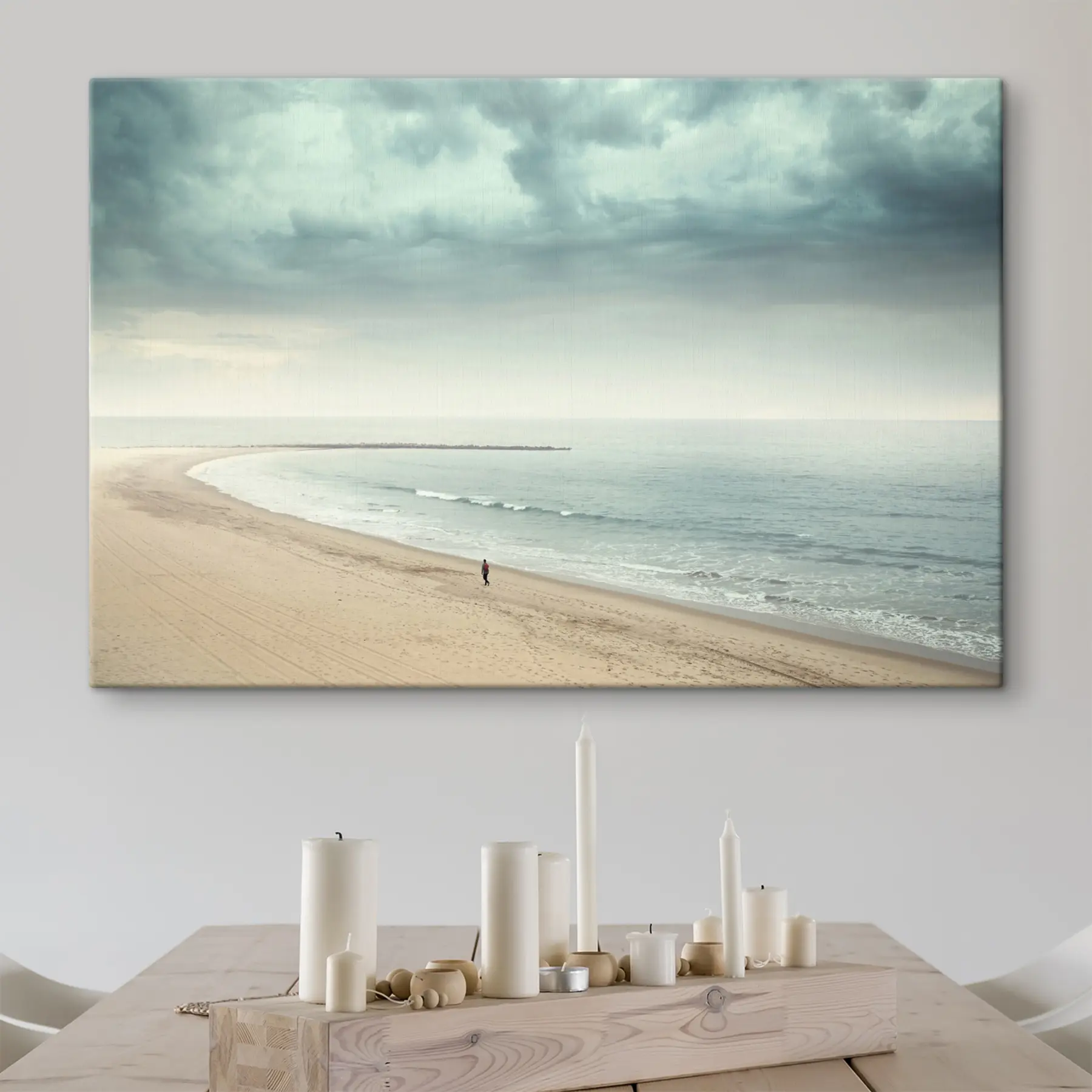 murales de pared Soledad en la tranquila orilla s37470