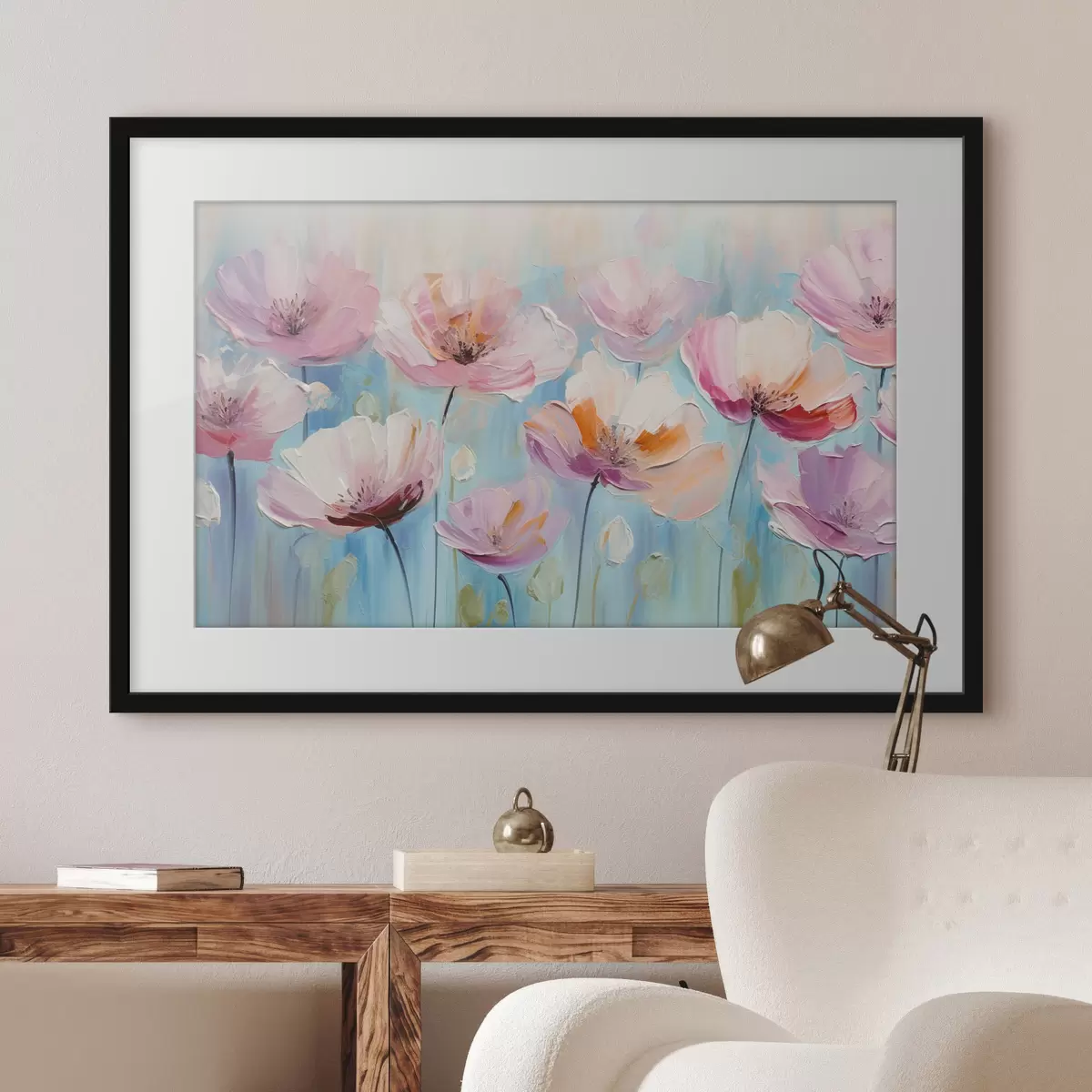 Poster Alegría rosa f37536