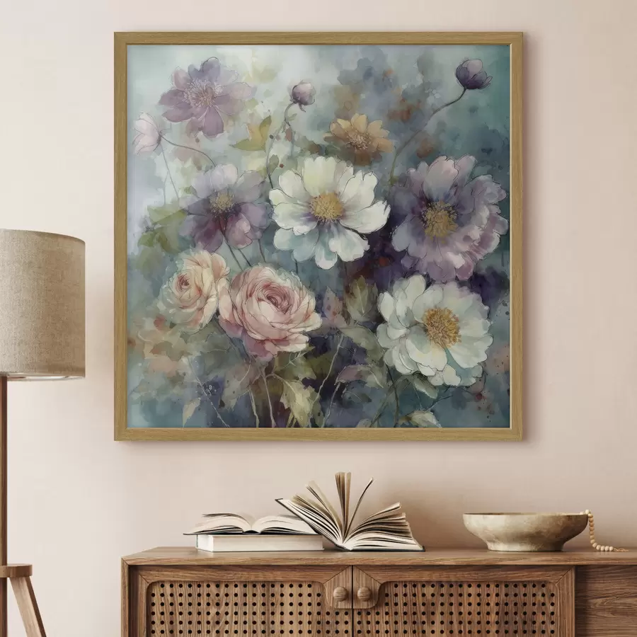 murales de pared Ramo de flores f37540
