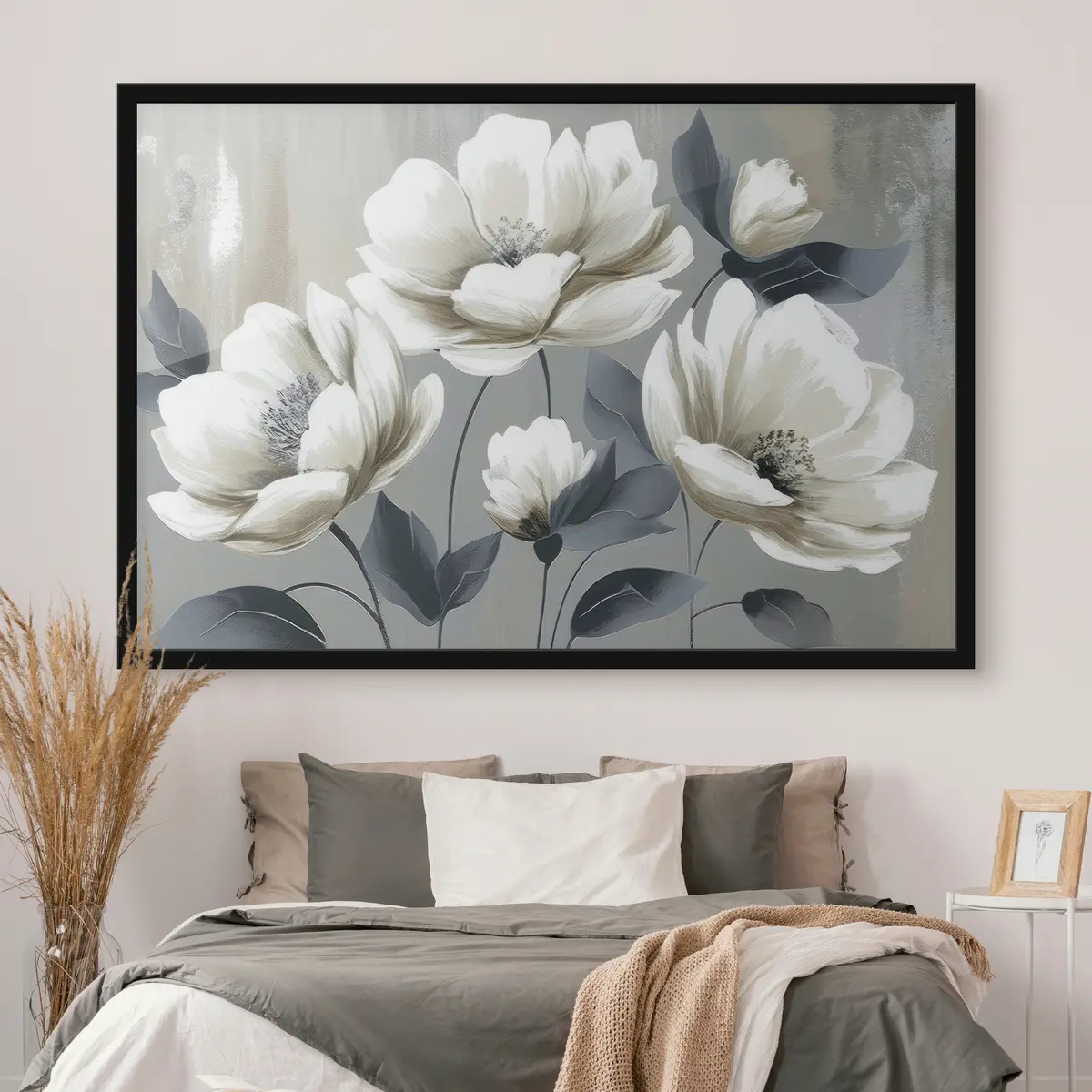 Poster Elegantes flores en tonos suaves f37542